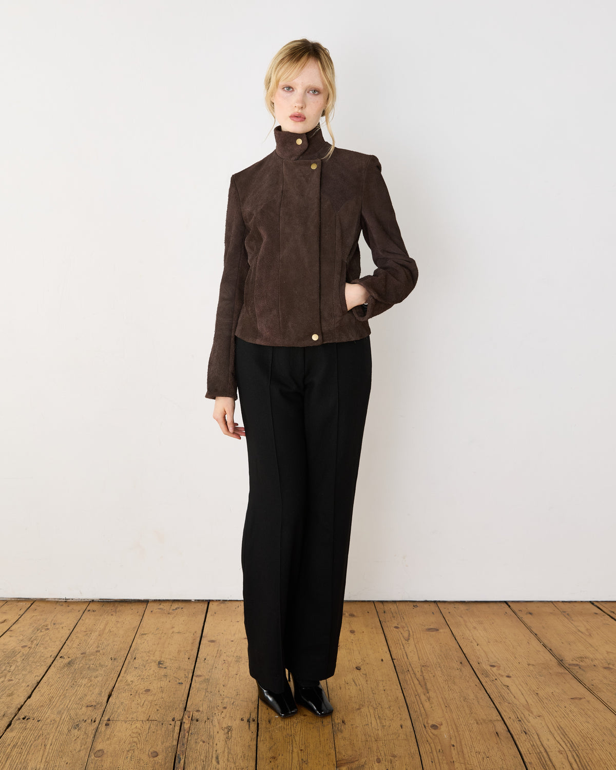 Chef Jacket, on model, front