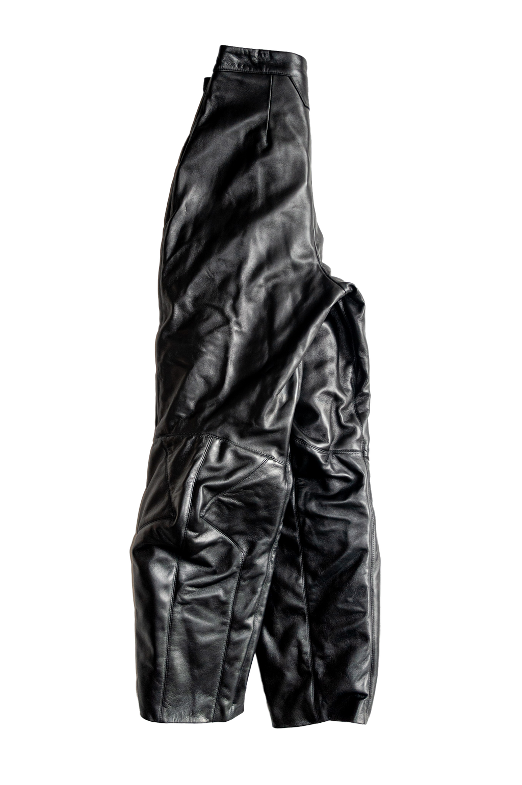 Leather Horse Leg Trouser