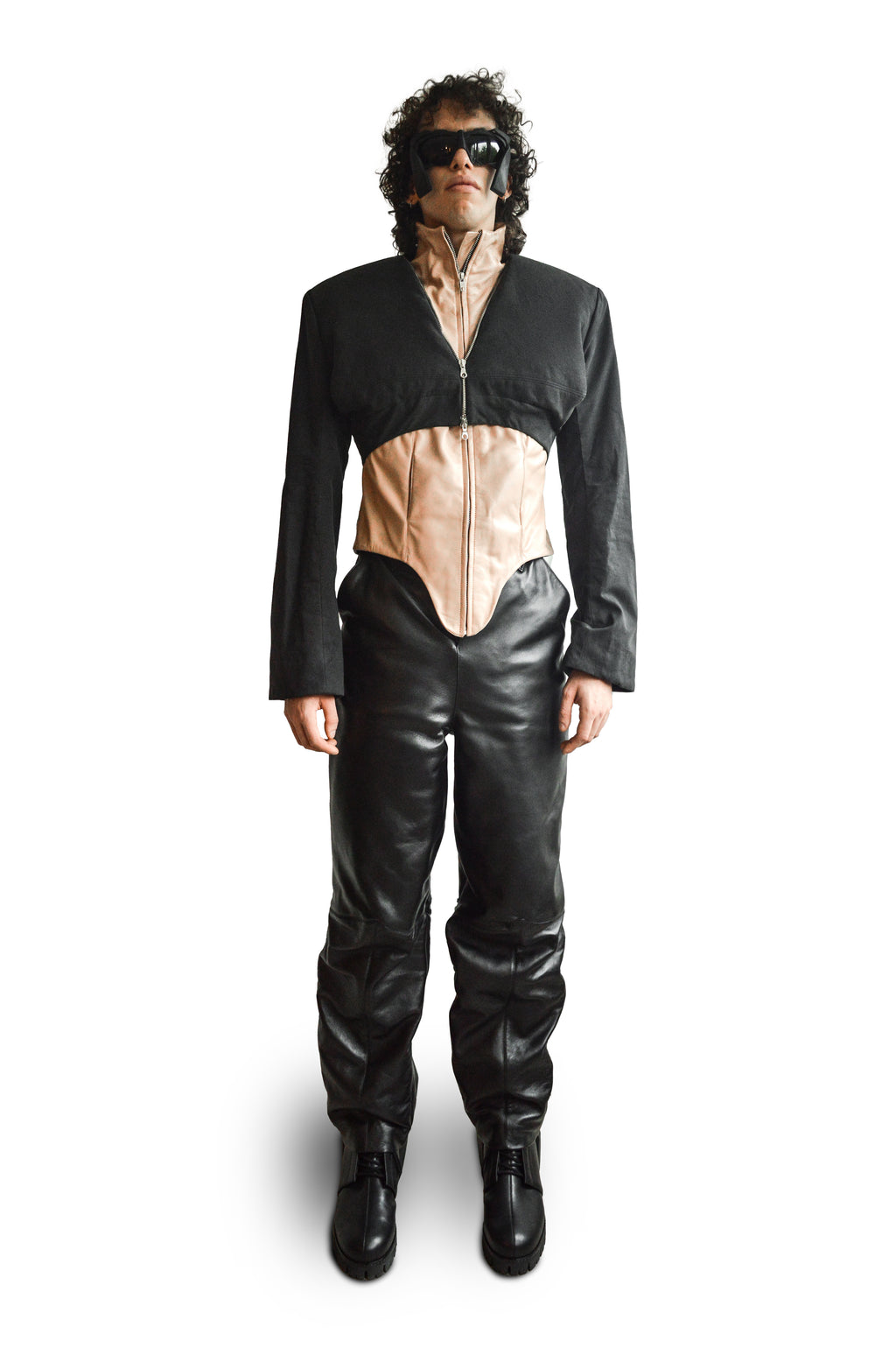 Leather Horse Leg Trouser