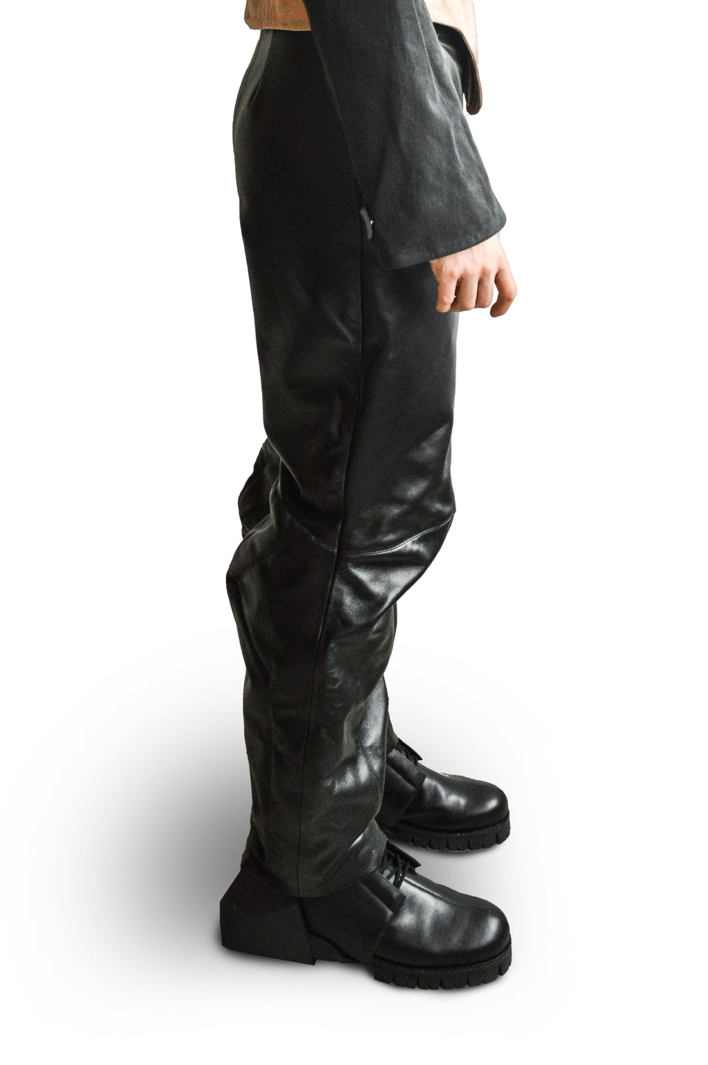Leather Horse Leg Trouser