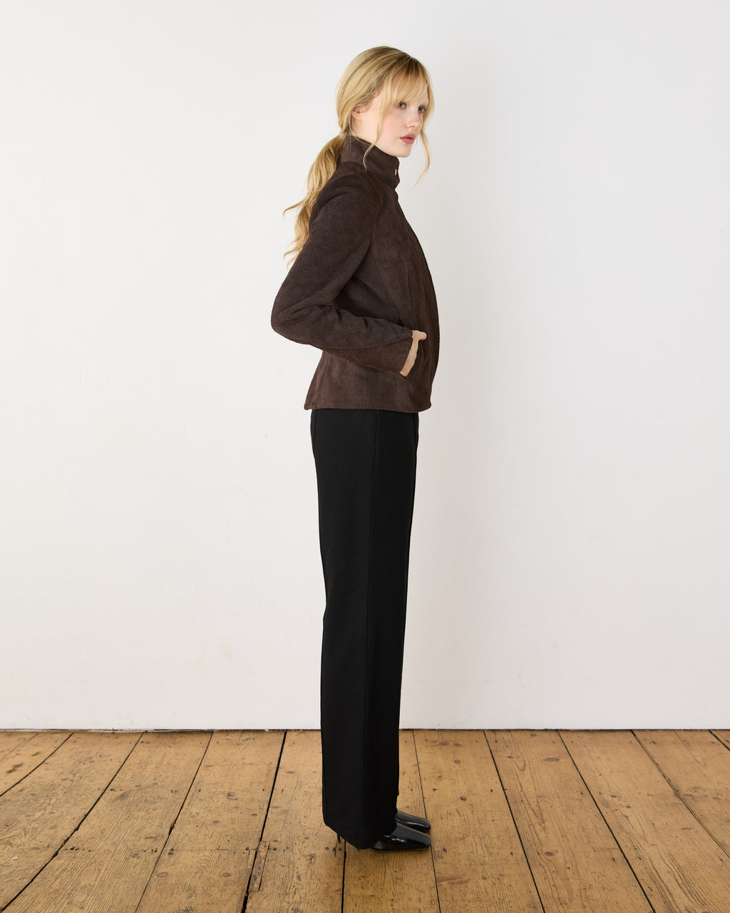 Chef Jacket, on model, side