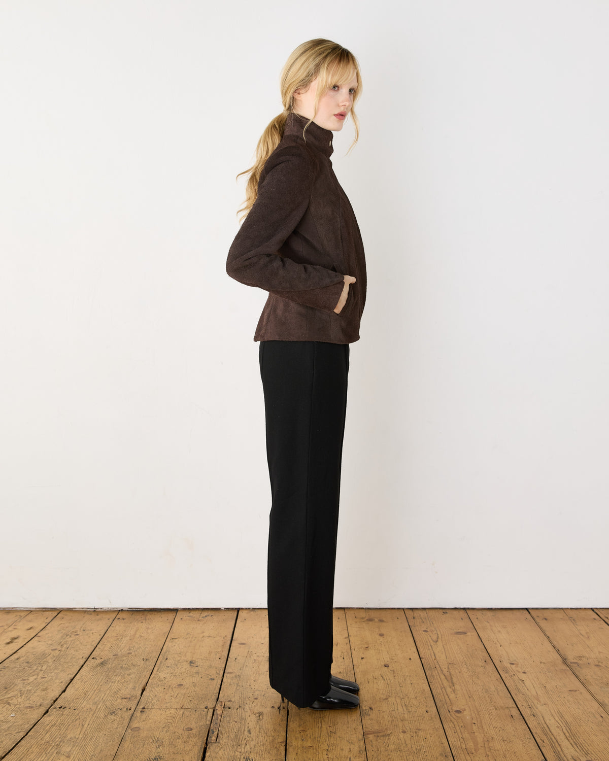 Chef Jacket, on model, side
