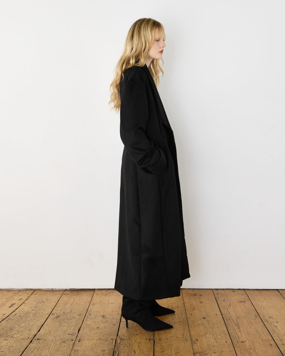 Dinner Coat, on model, side