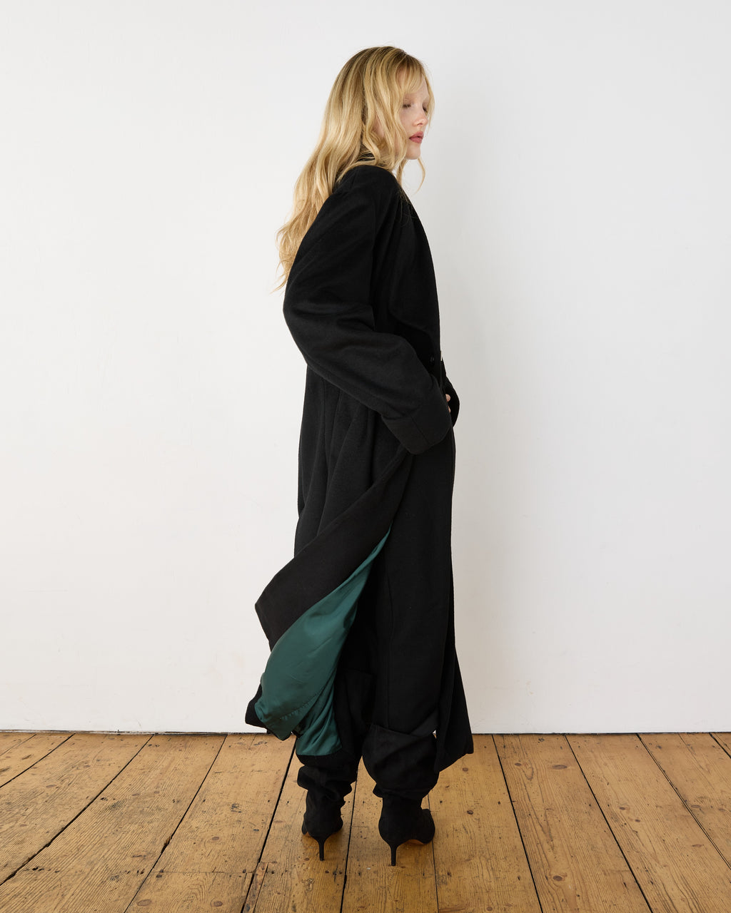 Dinner Coat, on model, back