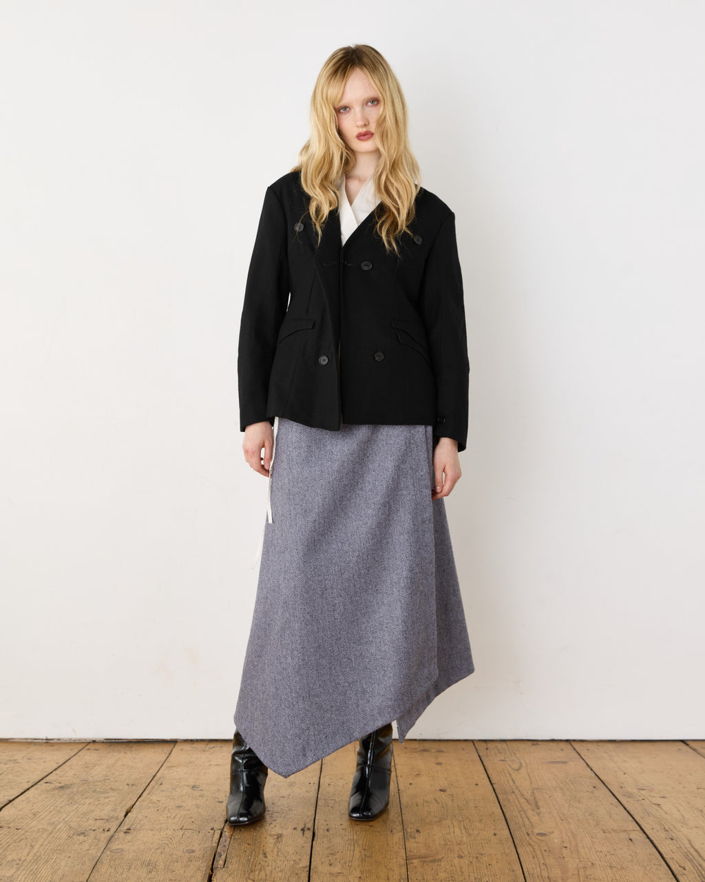 Table Skirt, on model, front