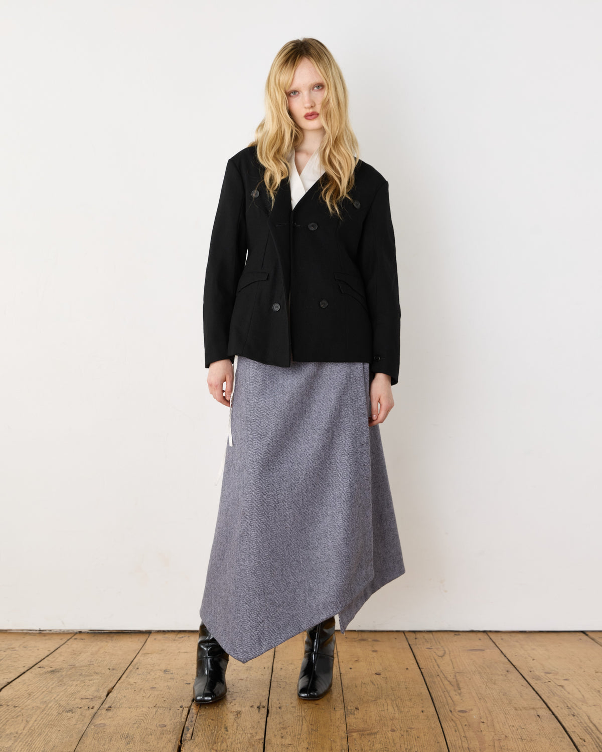 Table Skirt, on model, front