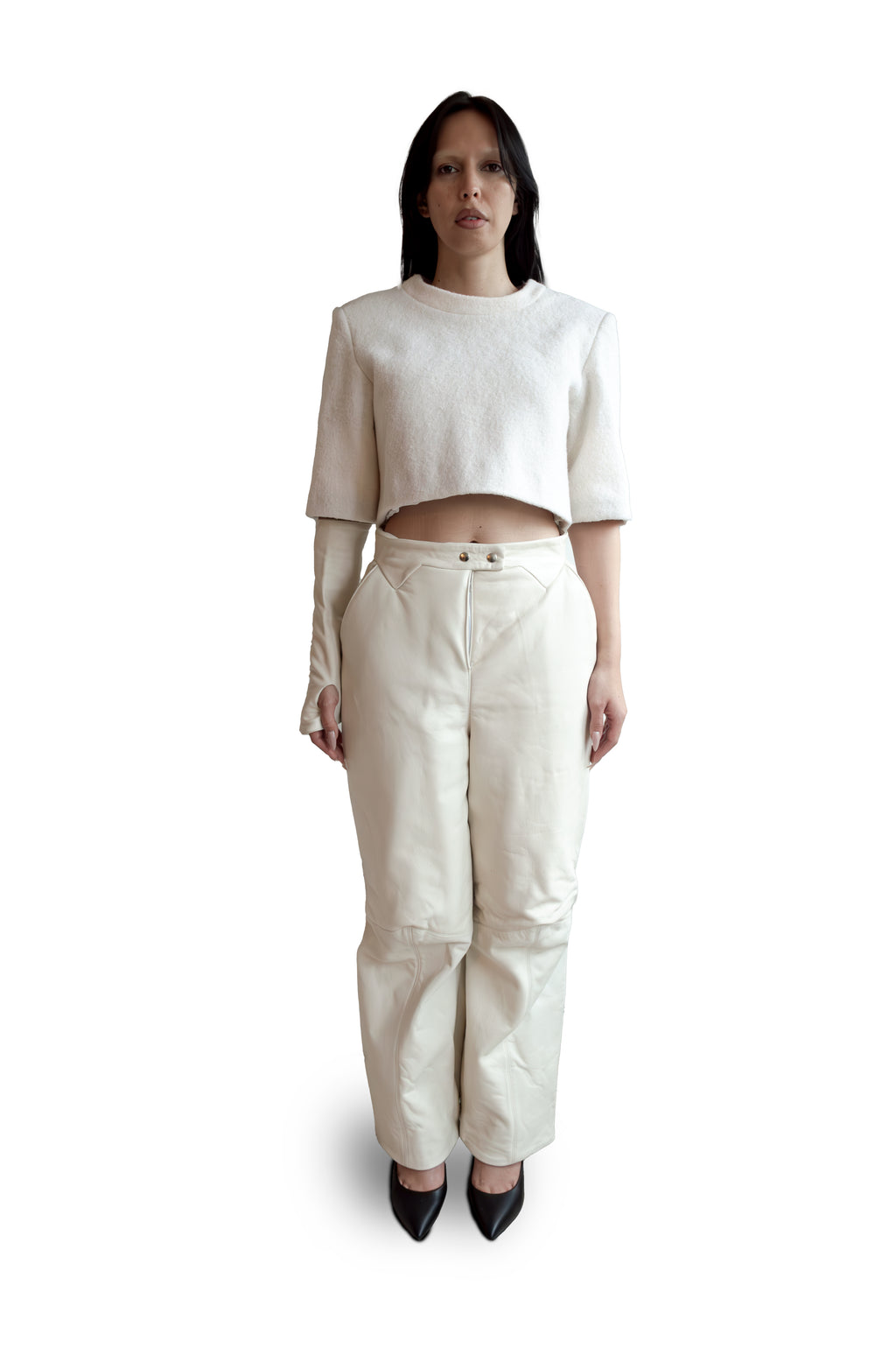 Leather Horse Leg Trouser